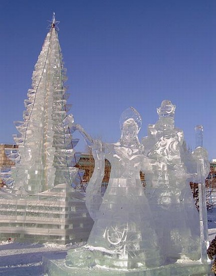 ice sculptures