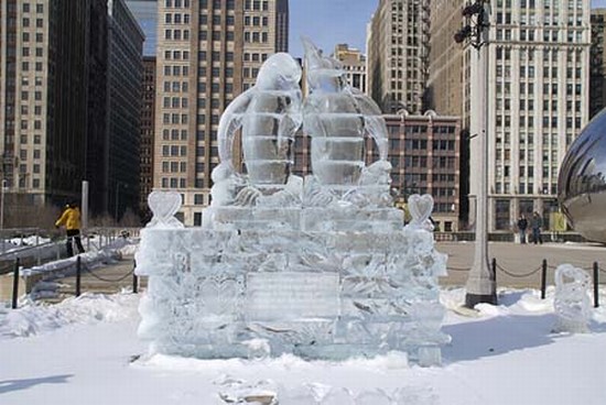 ice sculptures