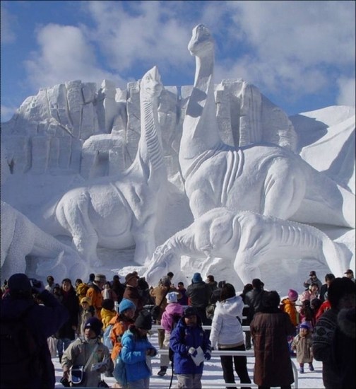 ice sculptures