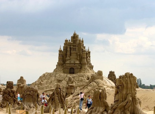 sand sculptures