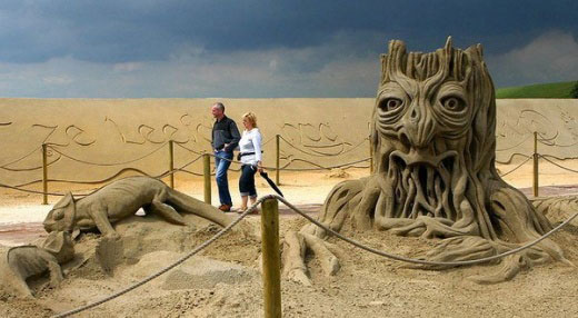 sand sculptures