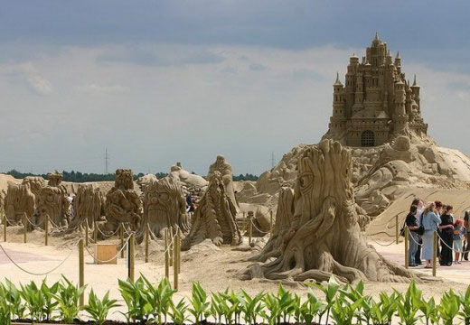 sand sculptures