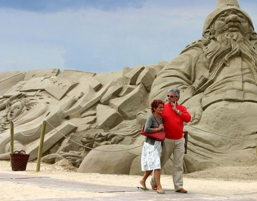 sand sculptures