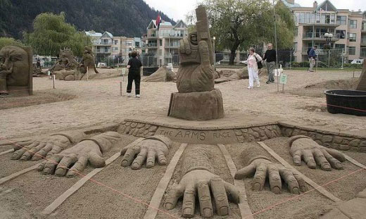 sand sculptures