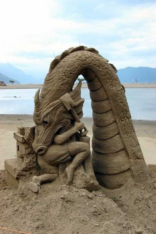 sand sculptures