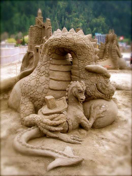 sand sculptures