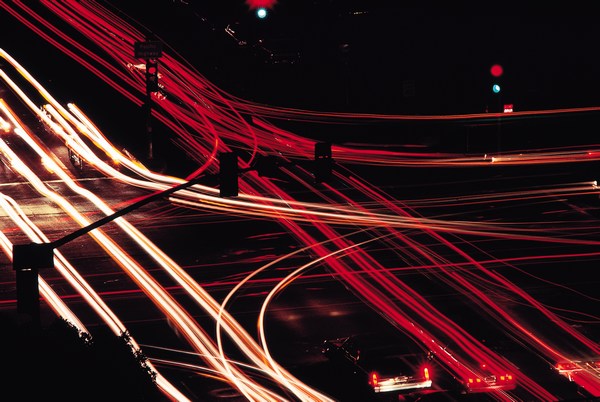 Traffic Lights at Night