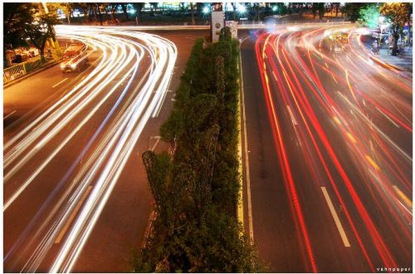 Traffic Lights at Night