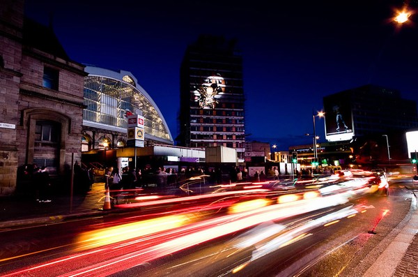 Traffic Lights at Night