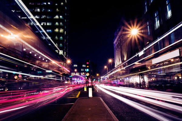 Traffic Lights at Night