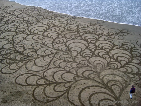 Sand Painting - Beach Art