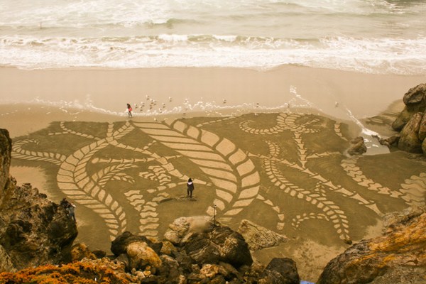 Sand Painting - Beach Art