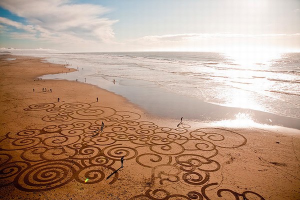 Sand Painting - Beach Art