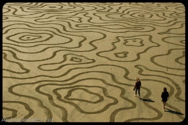 Sand Painting - Beach Art