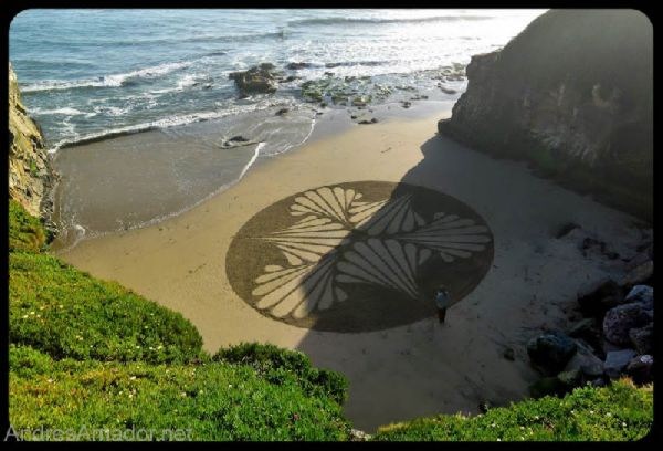 Sand Painting - Beach Art