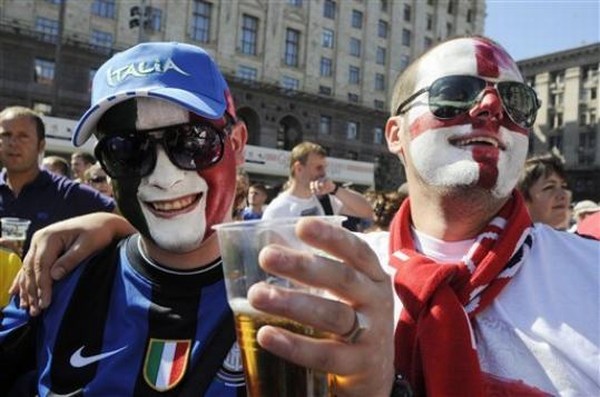 Fans on Euro 2012