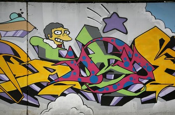 The Simpsons Graffiti