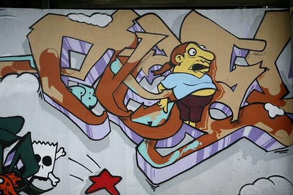 The Simpsons Graffiti