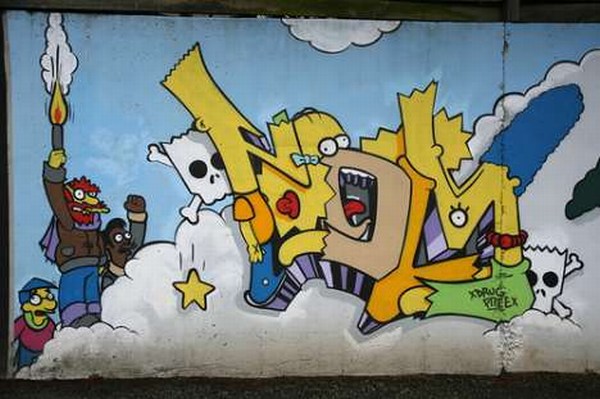 The Simpsons Graffiti