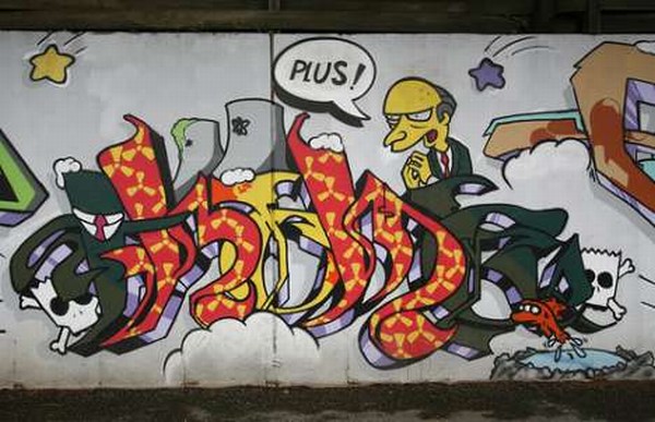 The Simpsons Graffiti