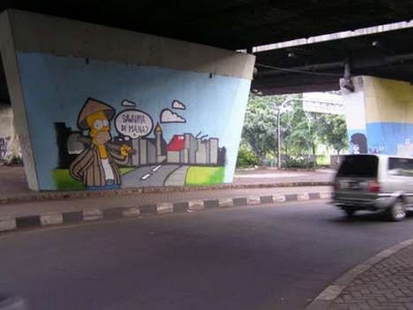 The Simpsons Graffiti