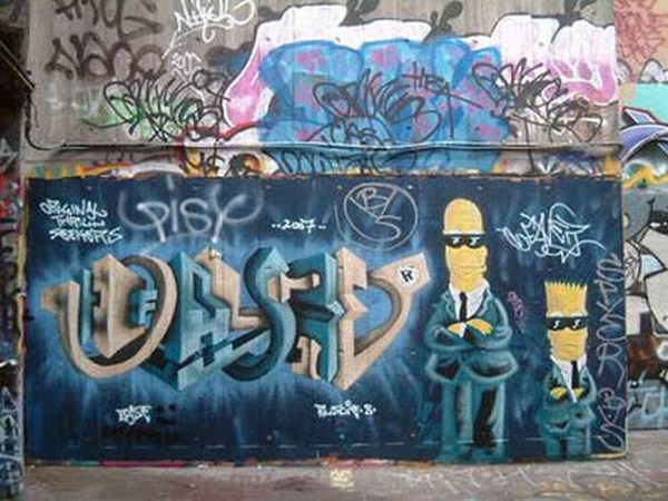 The Simpsons Graffiti