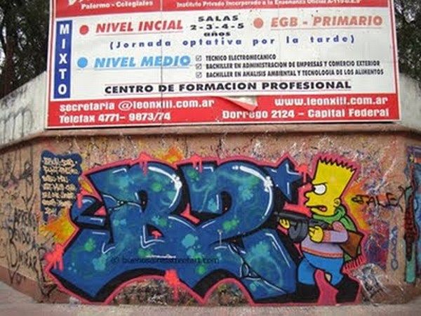 The Simpsons Graffiti