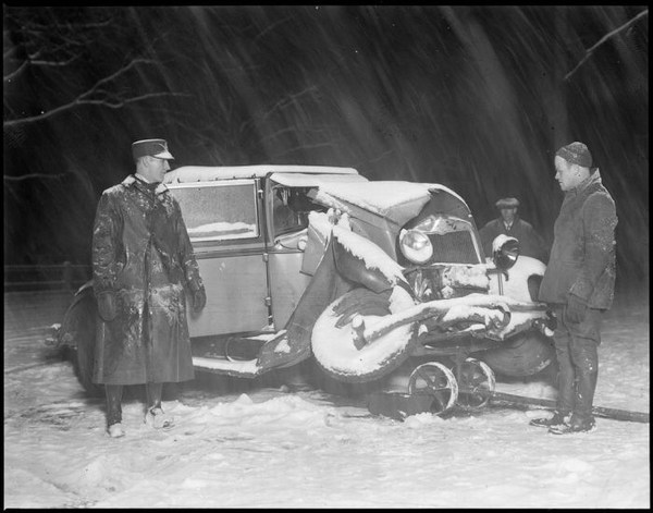 Car crashes from 30's