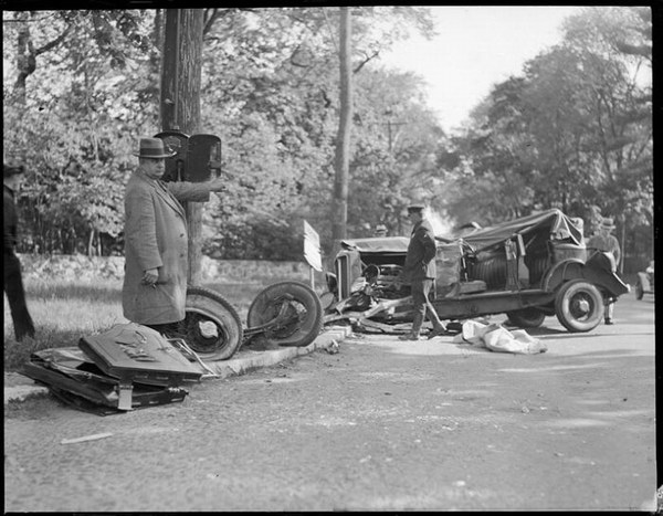 Car crashes from 30's