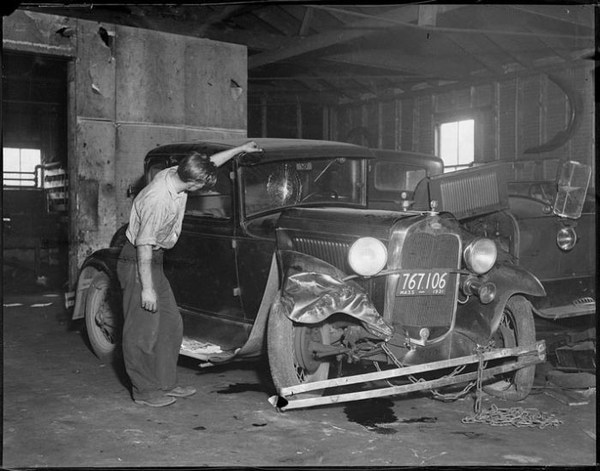 Car crashes from 30's